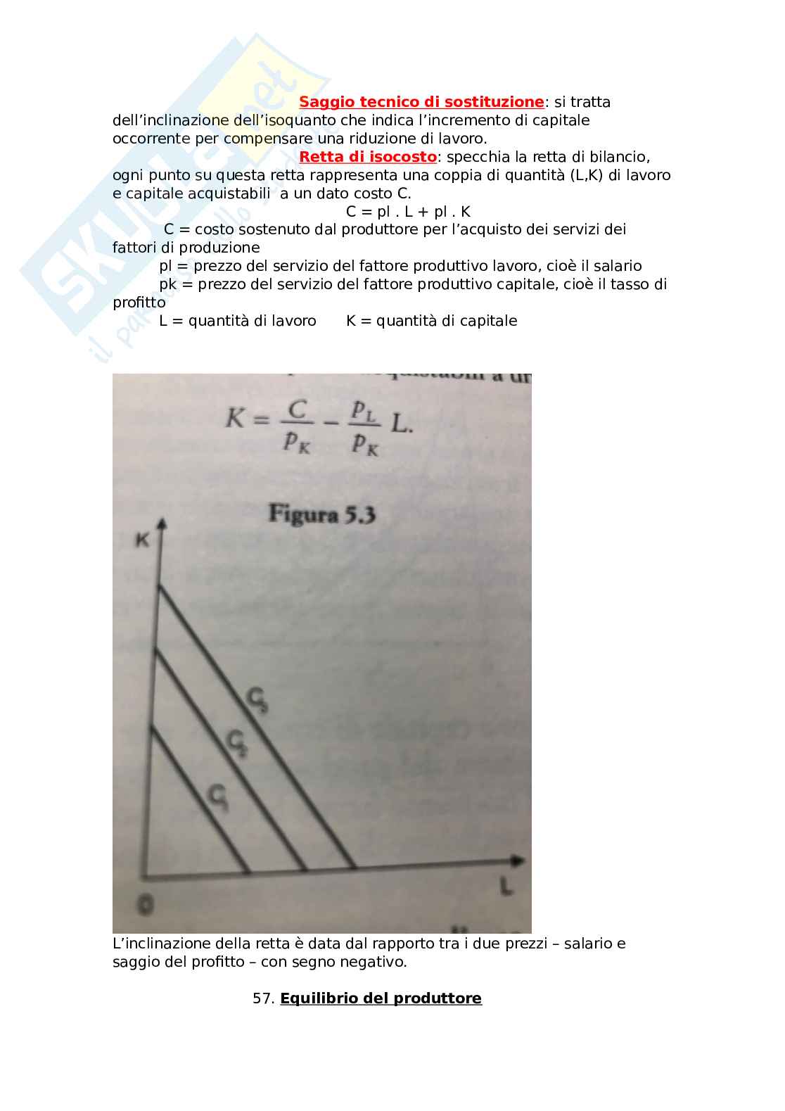 Appunti di Economia politica: tutte le tematiche studiate Pag. 26