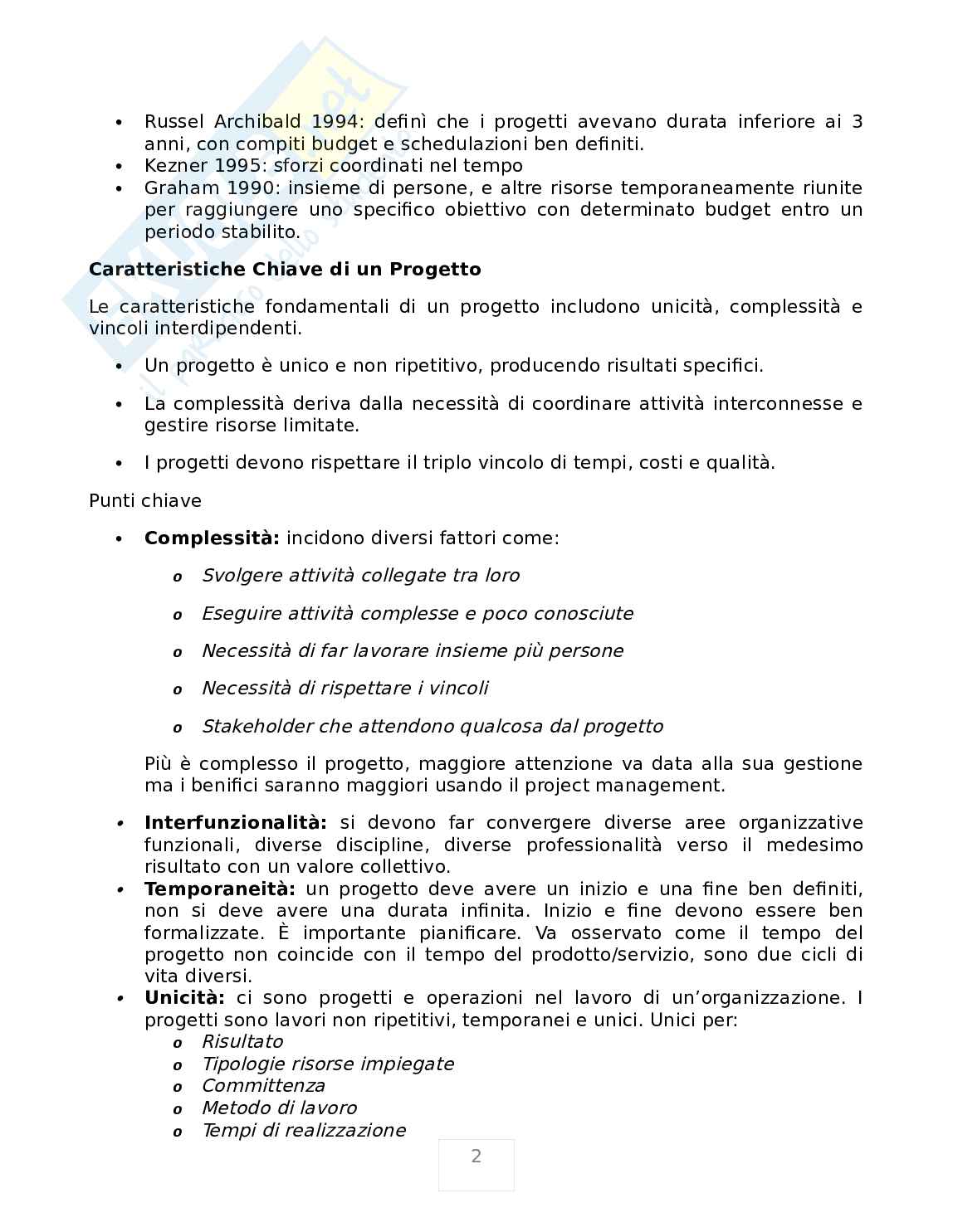 Project Management Pag. 2