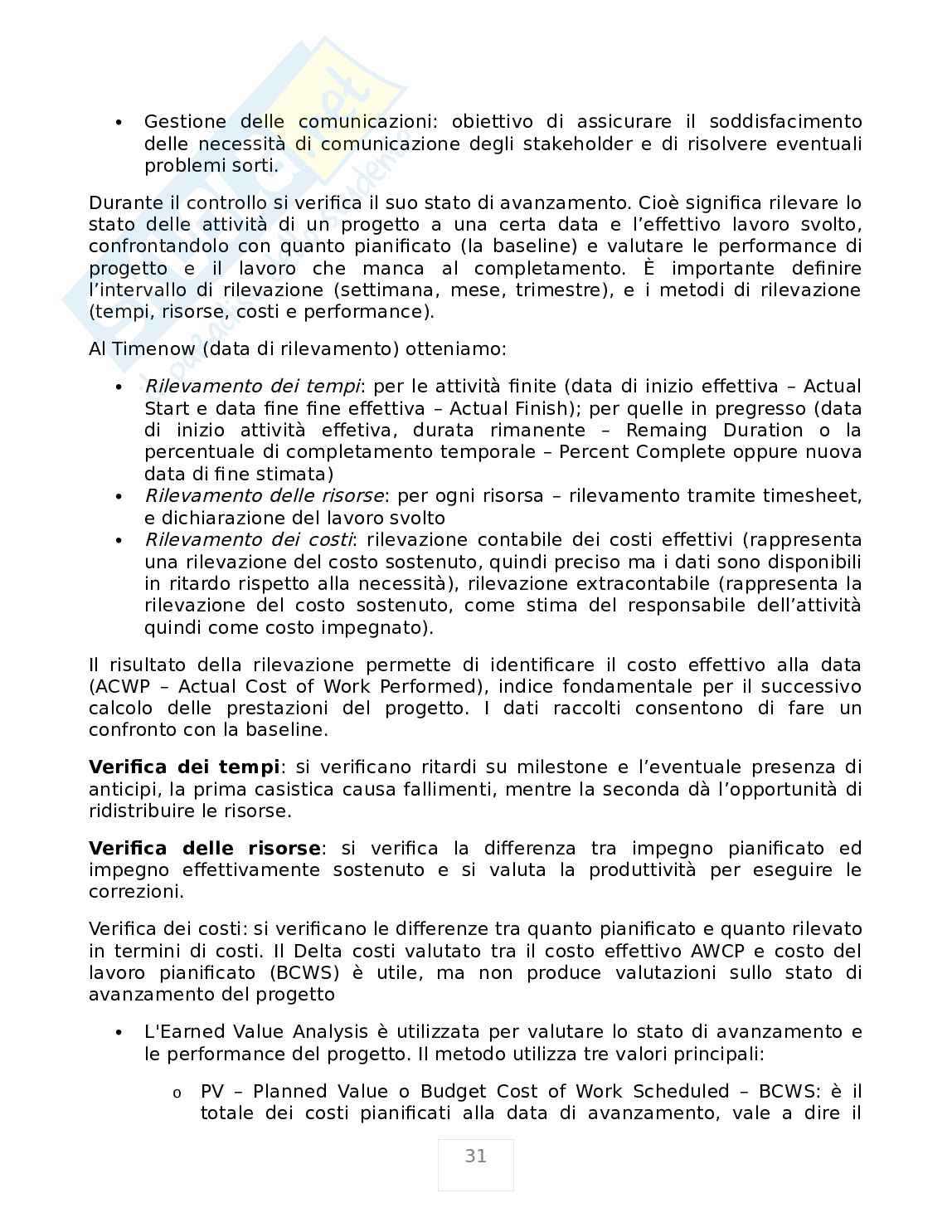 Project Management Pag. 31
