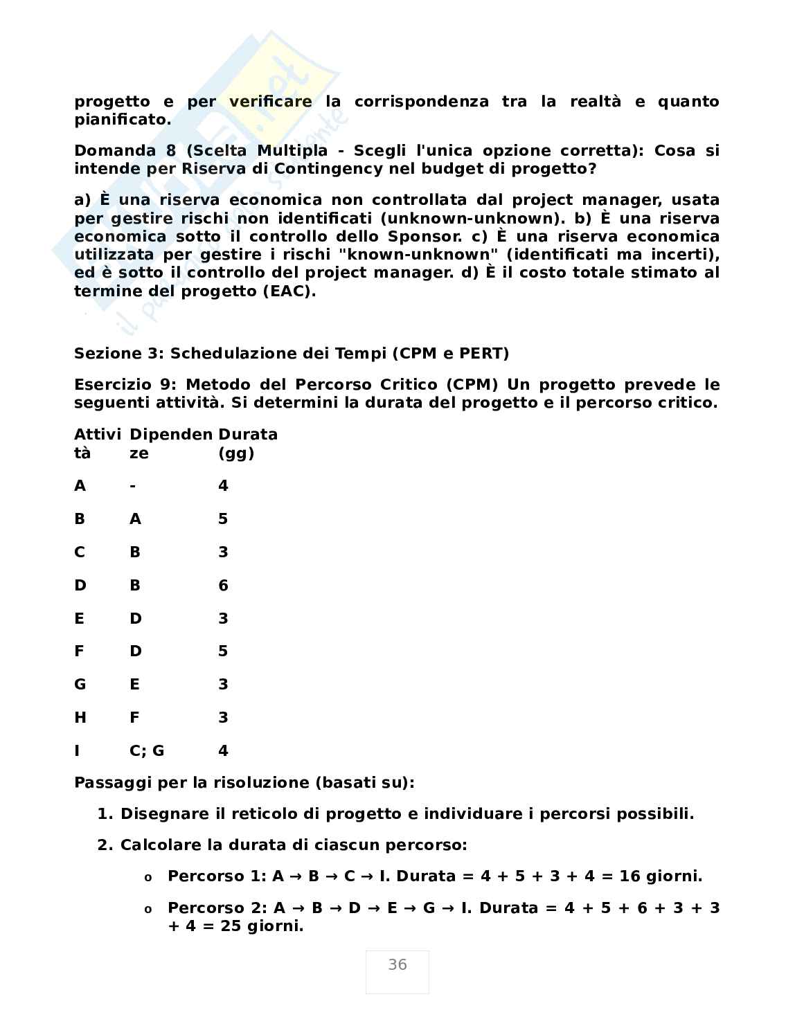 Project Management Pag. 36