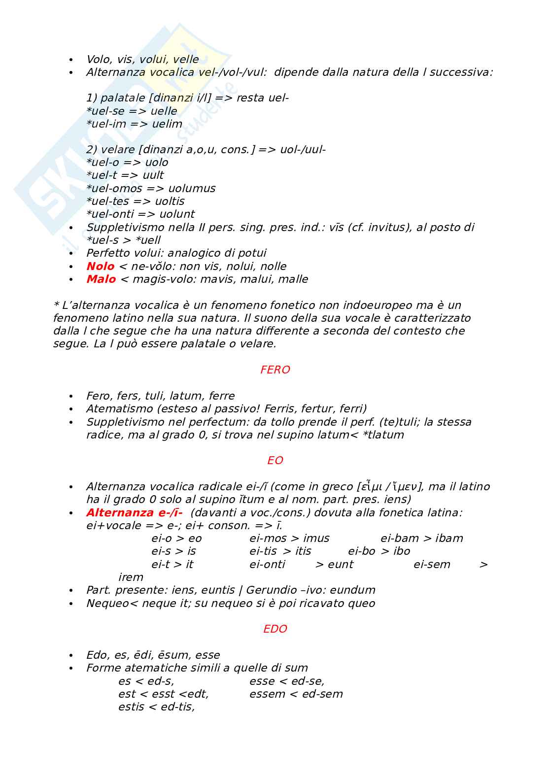 Appunti corso Lingua Latina Pag. 66