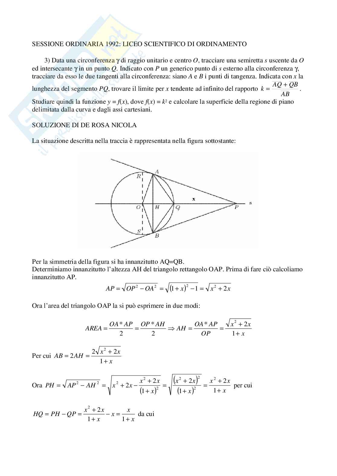 1992 - problema 3 ordinamento Pag. 1