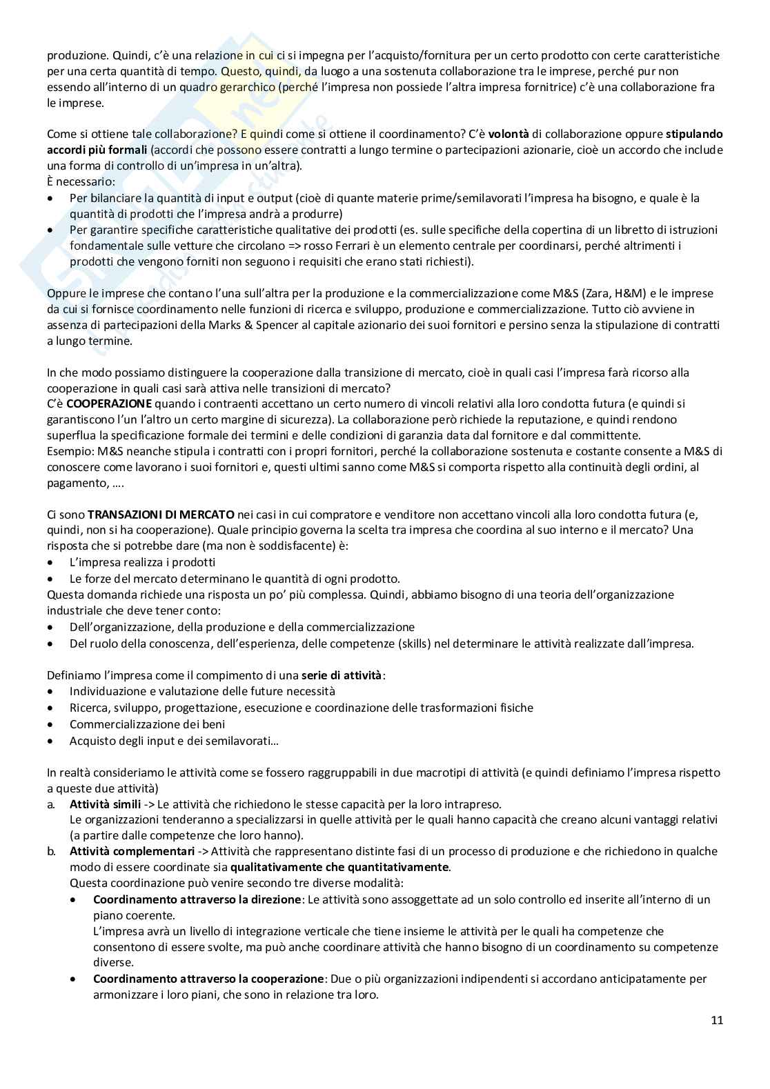Economia e istituzioni dei distretti industriali  Pag. 11
