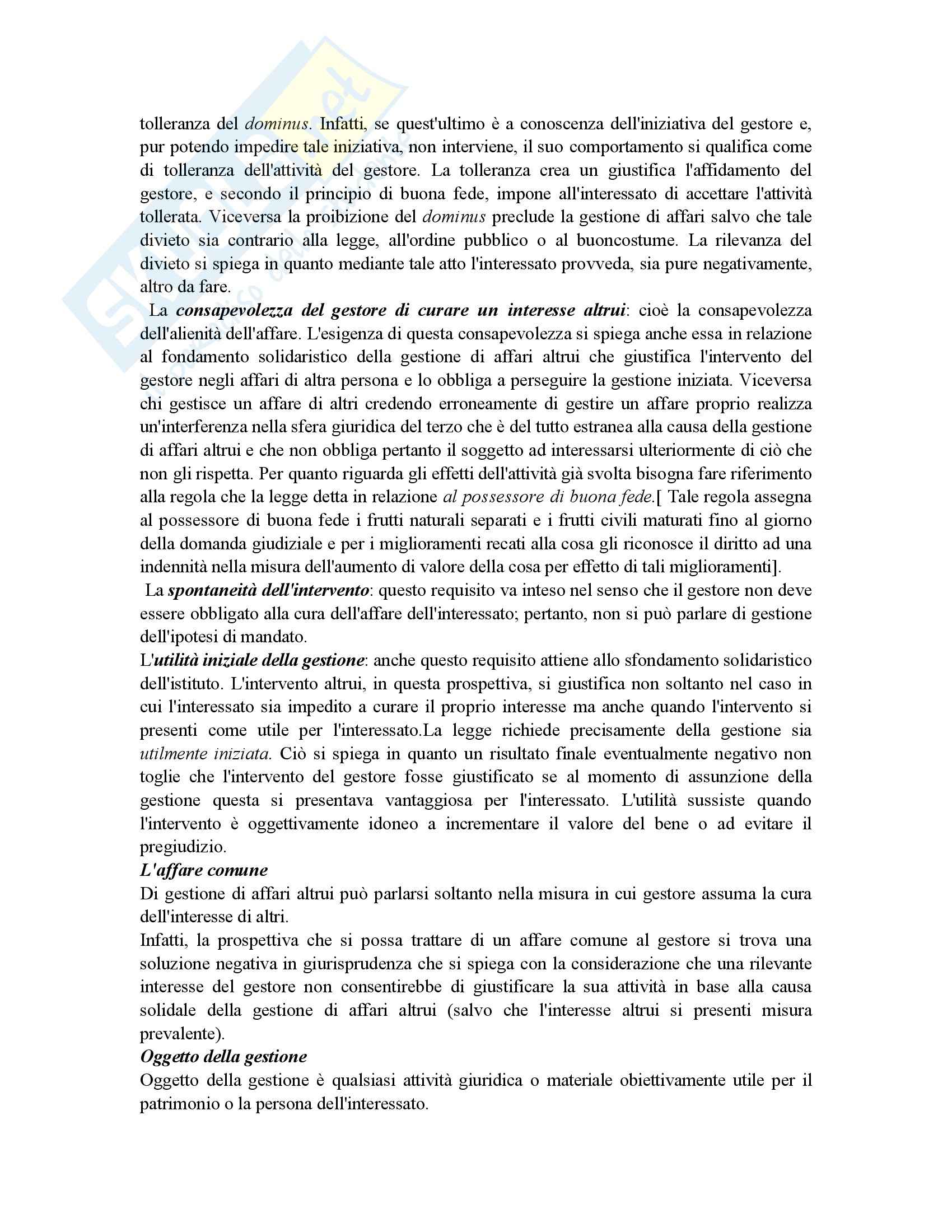 Riassunto esame Diritto Civile, prof. Grassi, libro consigliato Diritto civile vol.3, Bianca Pag. 21