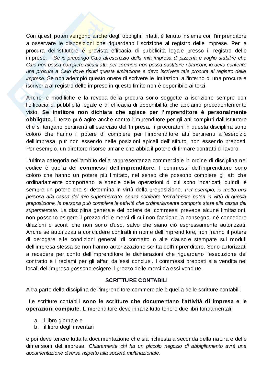 Diritto commerciale 2 Pag. 1