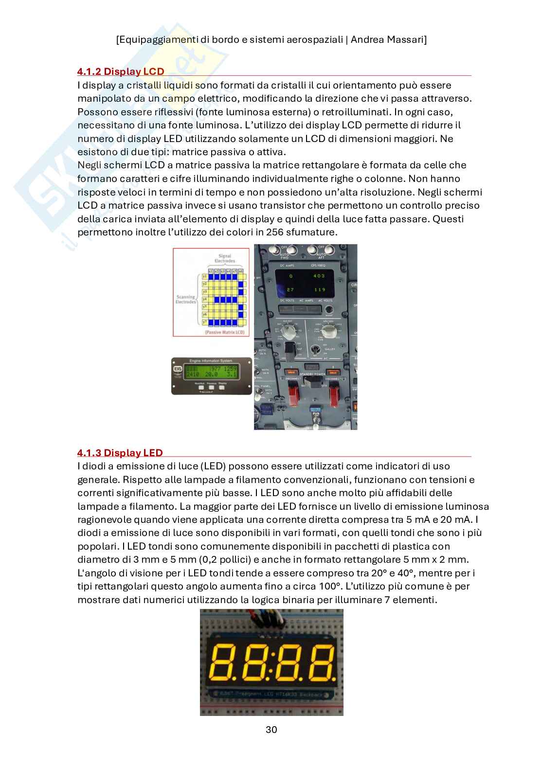 Equipaggiamenti di bordo e sistemi avionici, 2025/2026 Pag. 31