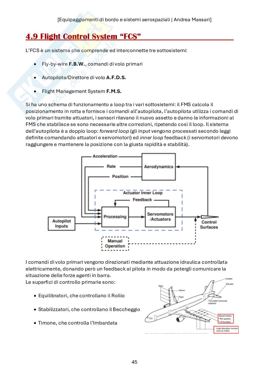 Equipaggiamenti di bordo e sistemi avionici, 2025/2026 Pag. 46