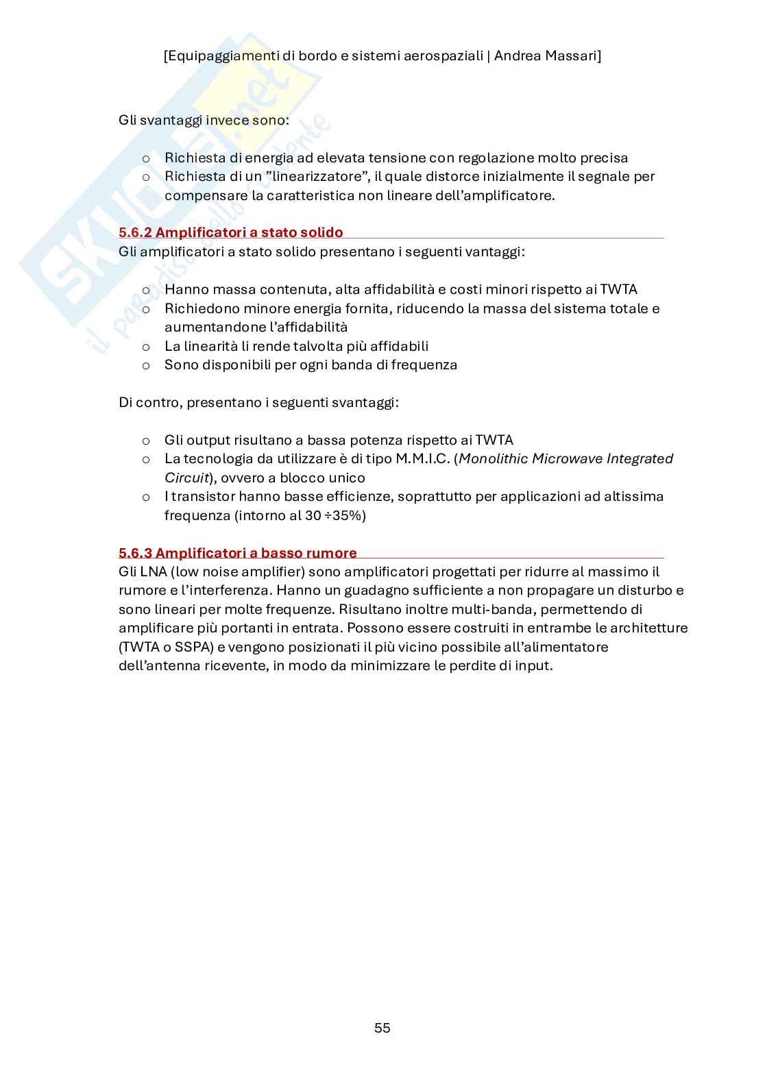 Equipaggiamenti di bordo e sistemi avionici, 2025/2026 Pag. 56