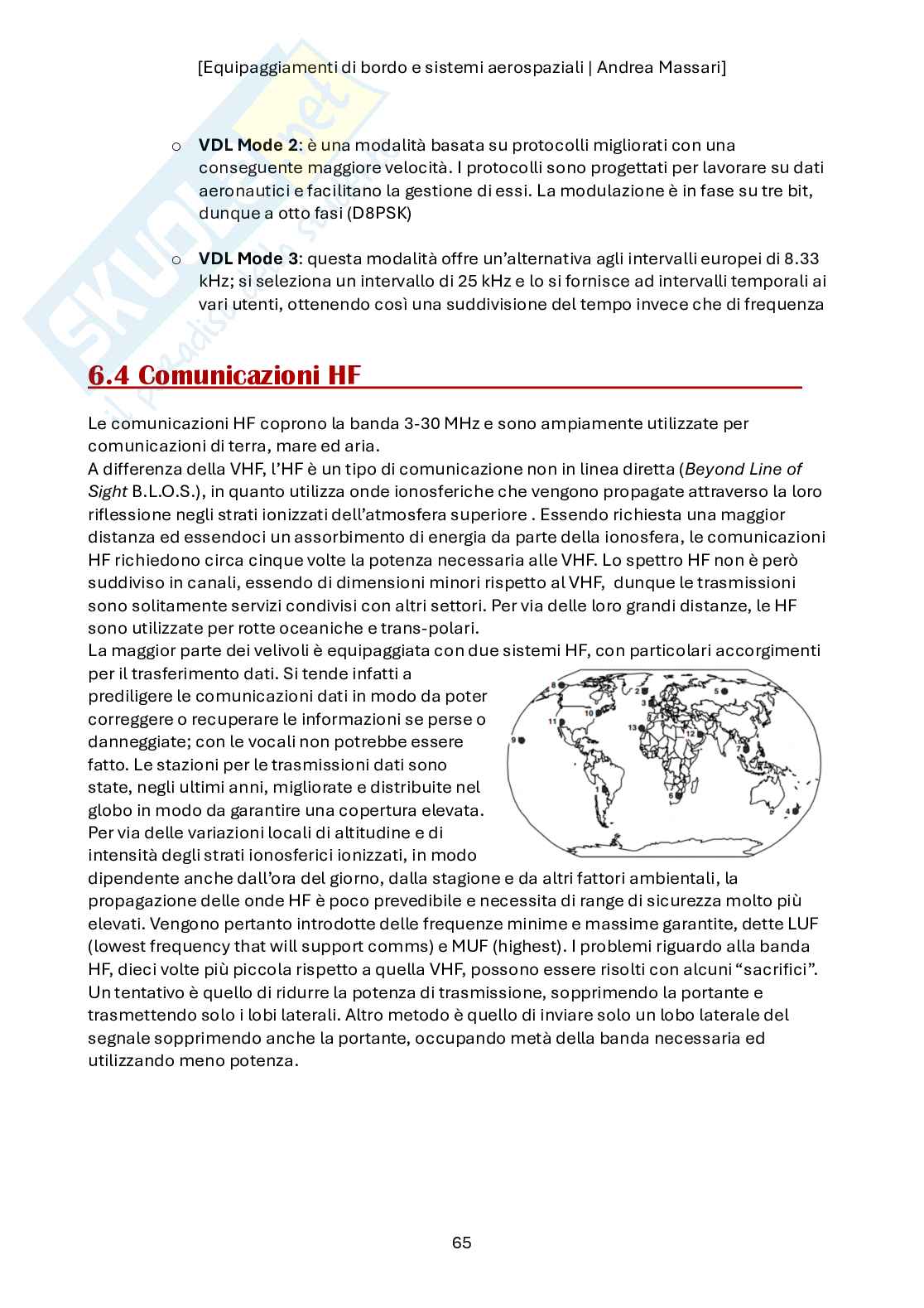 Equipaggiamenti di bordo e sistemi avionici, 2025/2026 Pag. 66