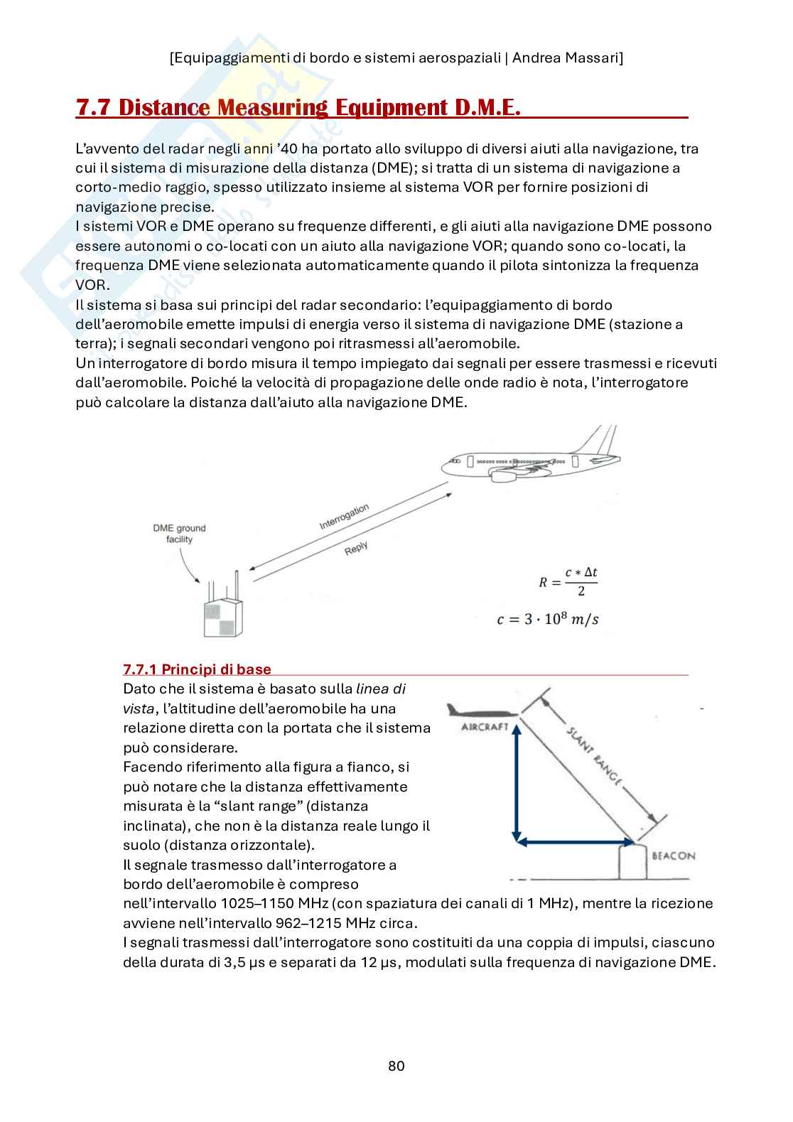 Equipaggiamenti di bordo e sistemi avionici, 2025/2026 Pag. 81