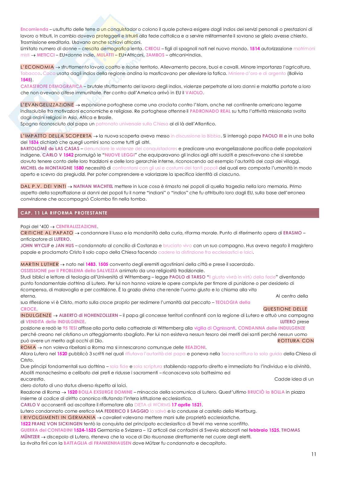 Riassunto esame Storia moderna, prof. Gardi, libro consigliato Storia moderna, Criscuolo Pag. 11
