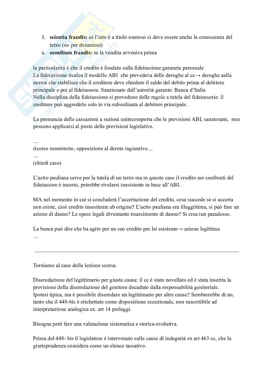 Riassunto esame Diritto Civile, Prof. Russo Domenico, libro consigliato Leges sine moribus vanae, Domenico Russo Pag. 11