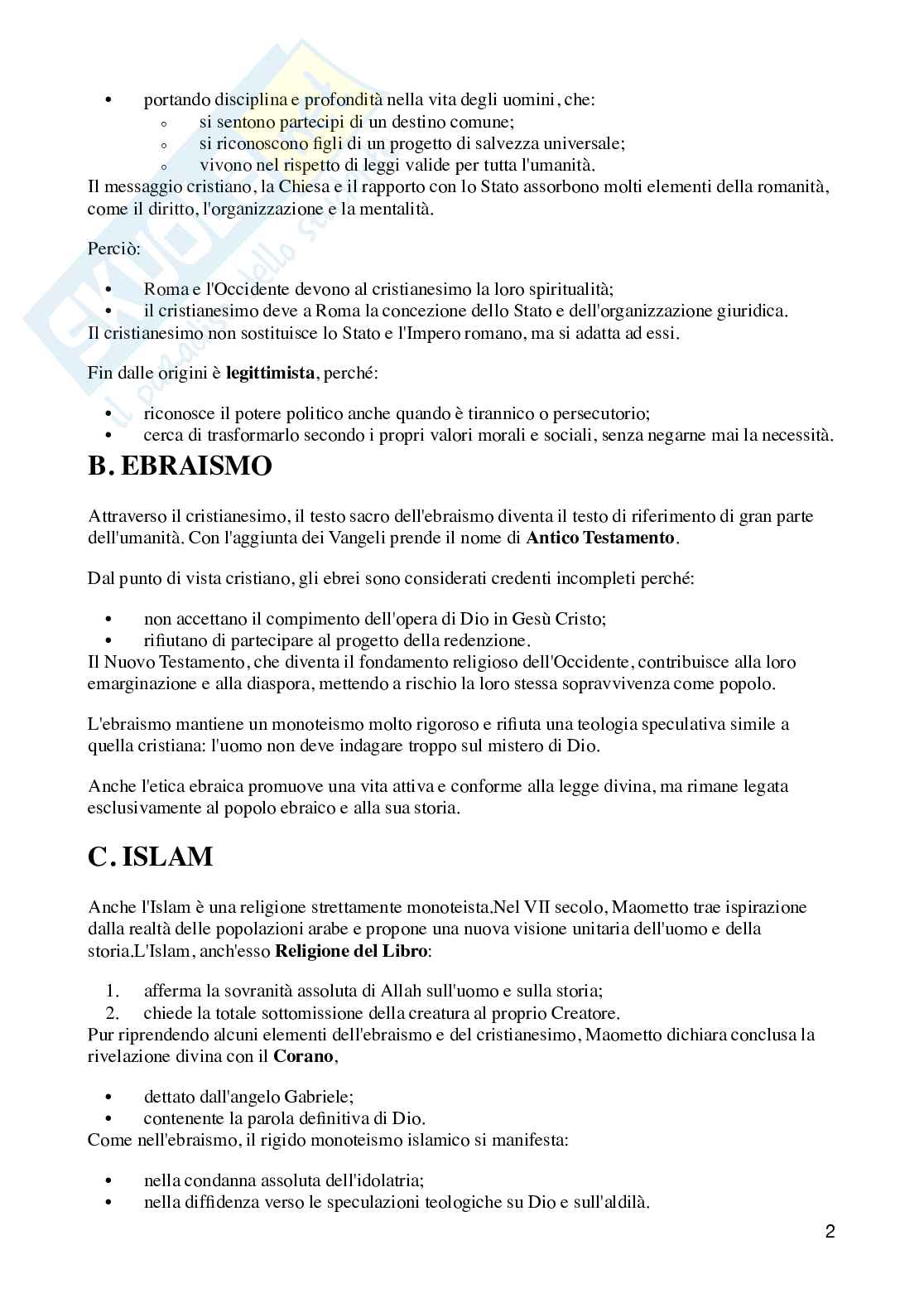 Diritto ecclesiastico - parte 1 Pag. 2