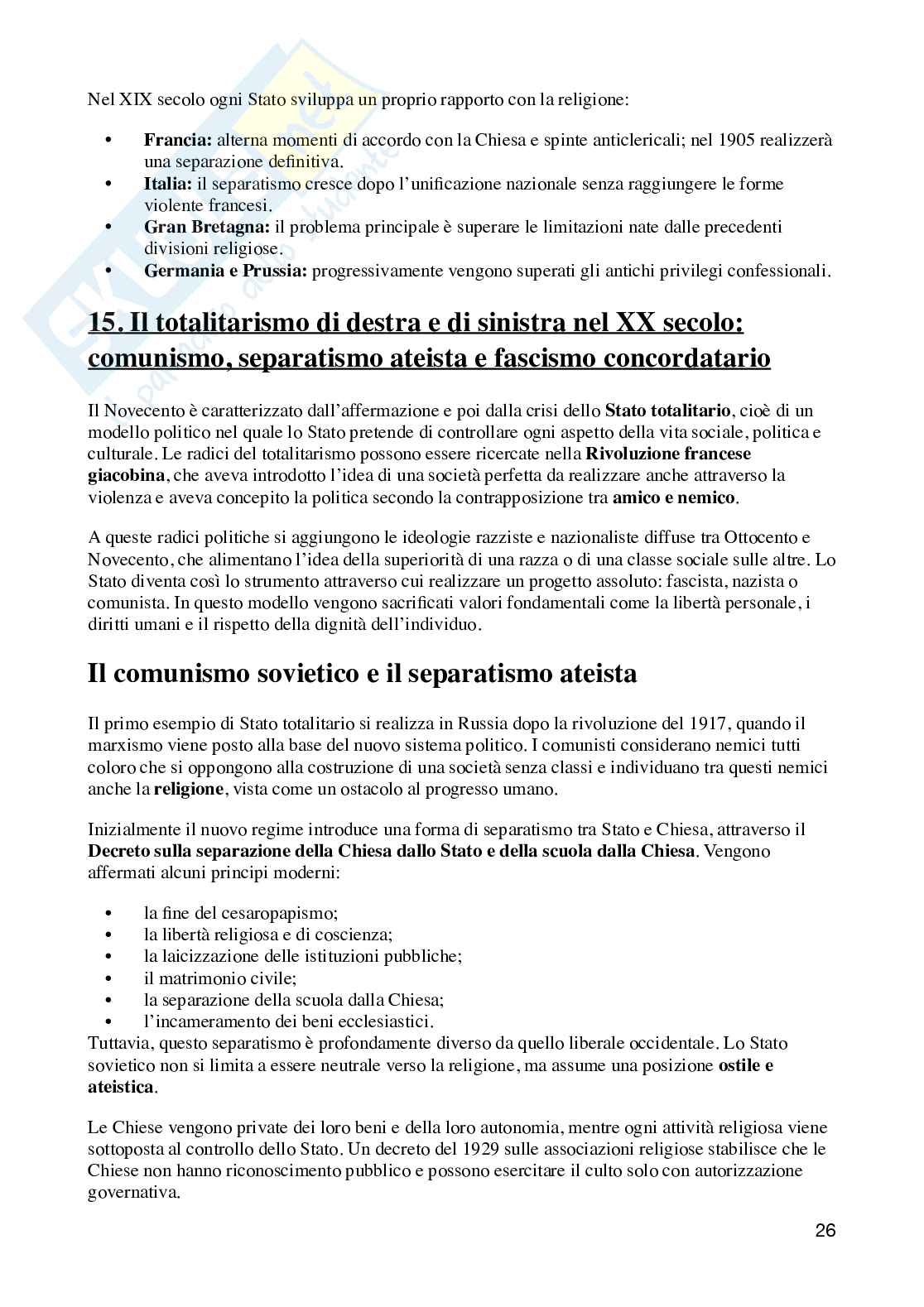  Diritto ecclesiastico - parte 1 Pag. 26