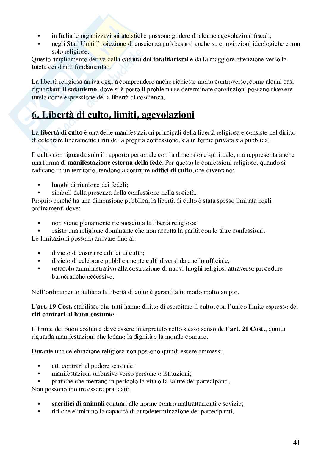  Diritto ecclesiastico - parte 1 Pag. 41