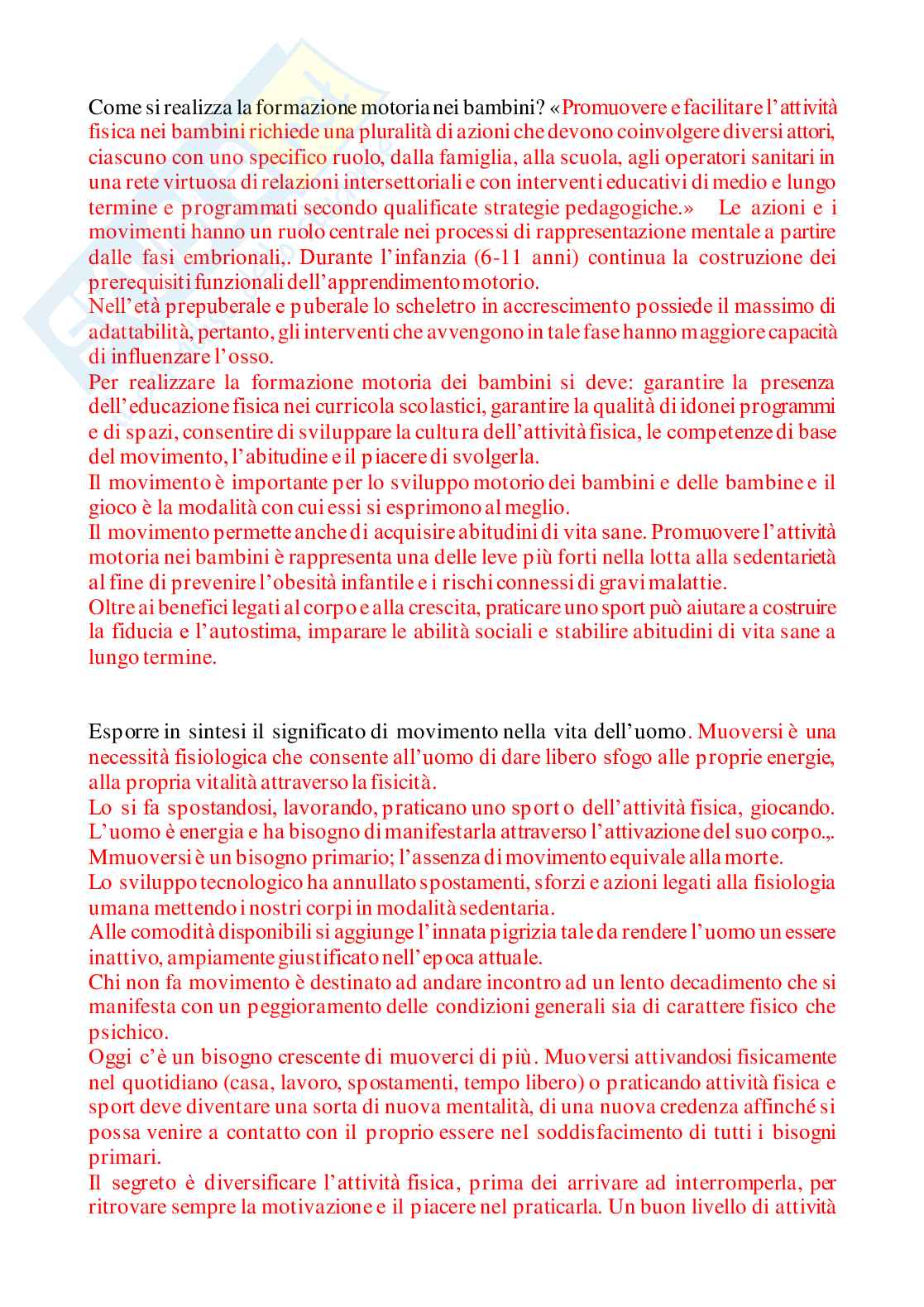 Paniere Completo di Medicina dello sport (2026) - Risposte multiple e aperte corrette Pag. 56