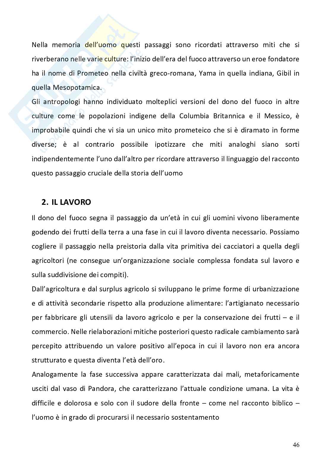 Appunti completi corso Storia e fortuna della mitologia classica   Pag. 46