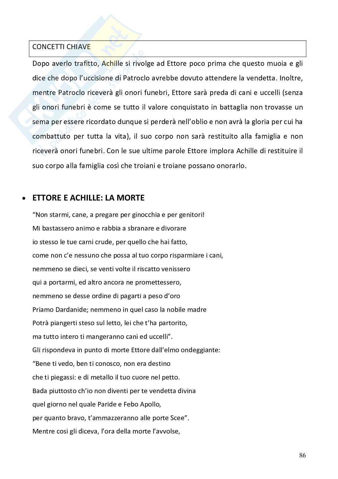 Appunti completi corso Storia e fortuna della mitologia classica   Pag. 86