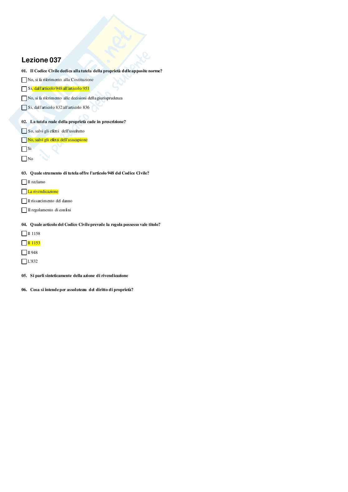 Paniere Diritto civile Pag. 41