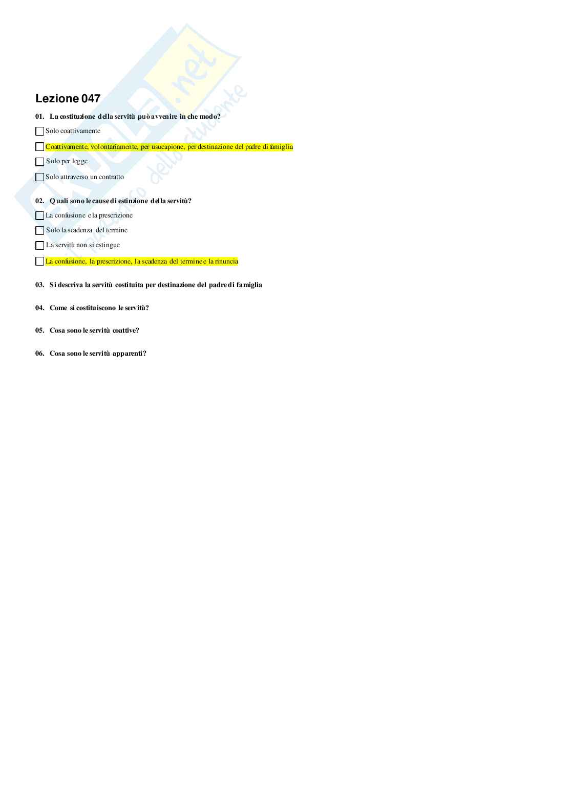 Paniere Diritto civile Pag. 51