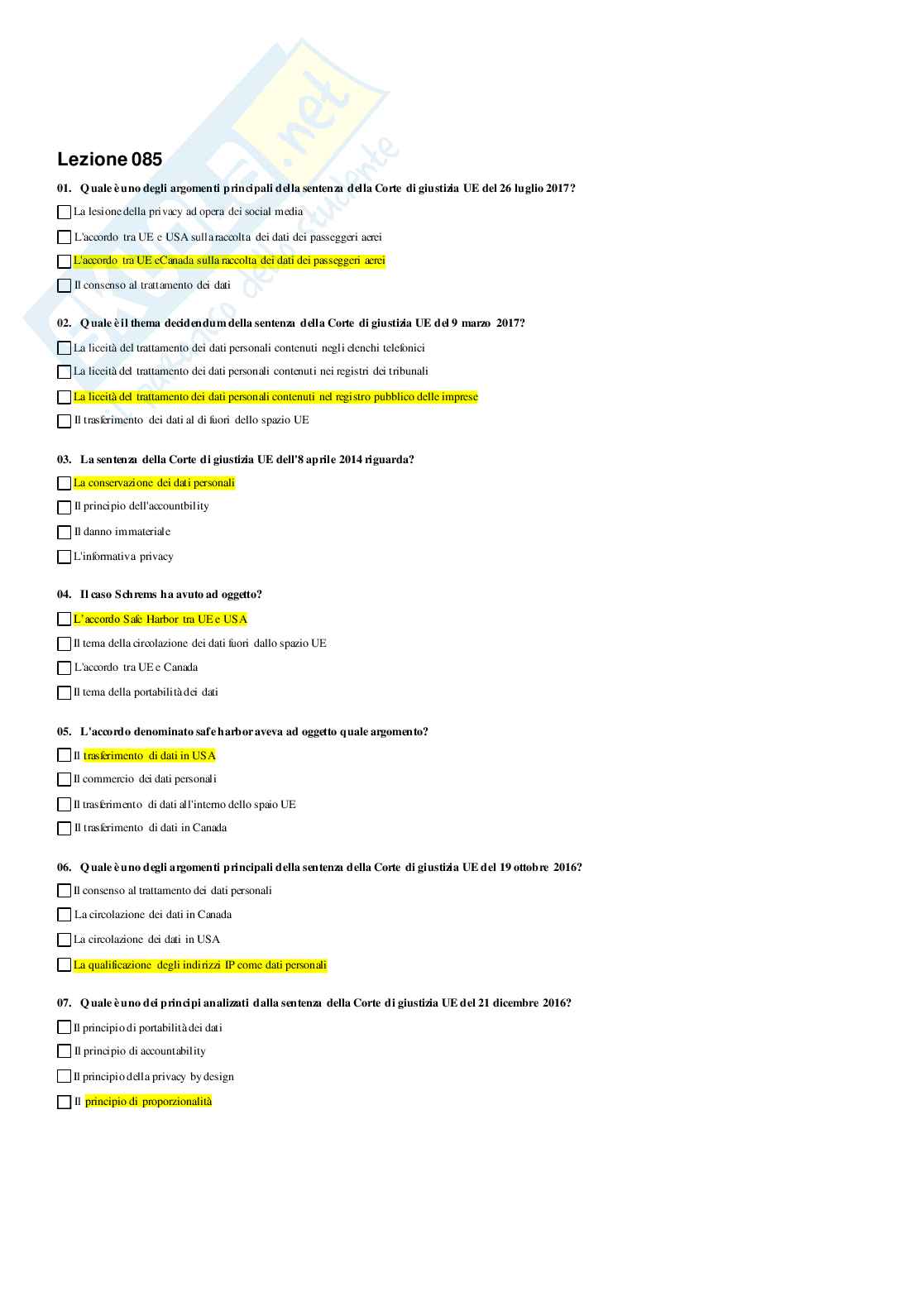 Paniere Diritto civile Pag. 86