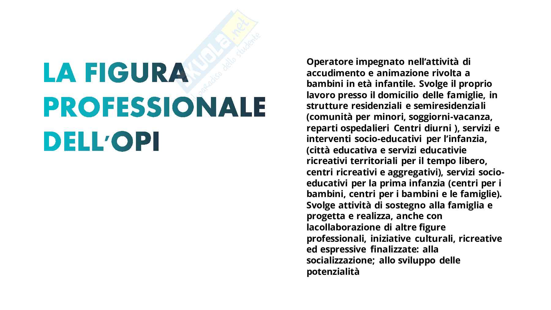Operatore dell'infanzia Pag. 2
