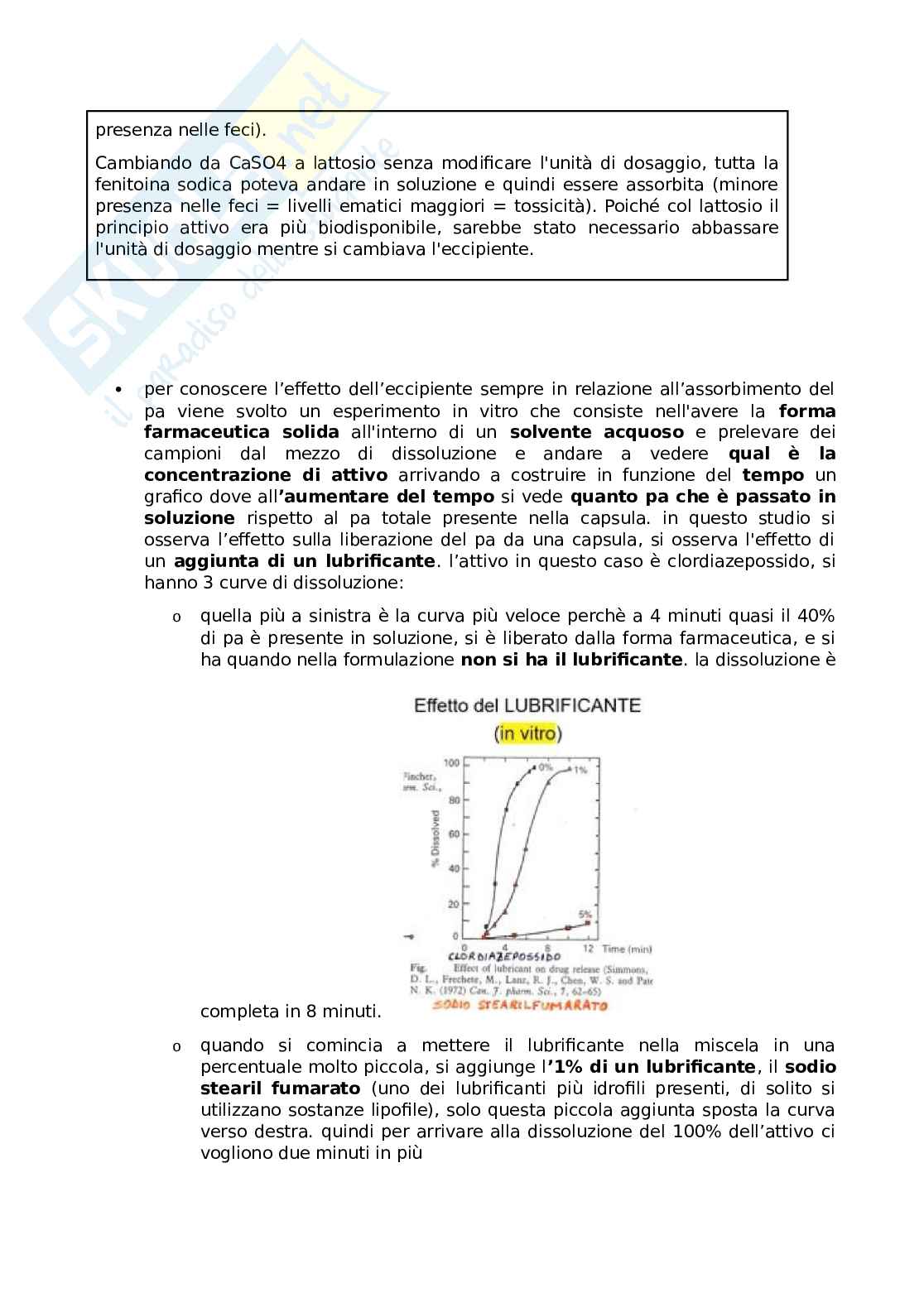 Appunti di Tecnologie farmaceutiche 2 Pag. 41