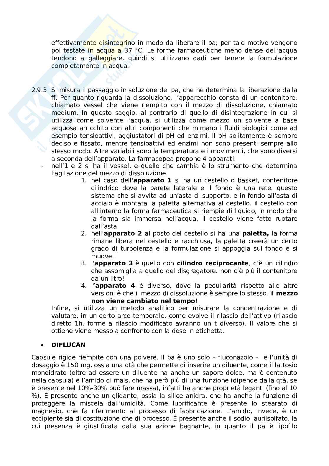 Appunti di Tecnologie farmaceutiche 2 Pag. 46