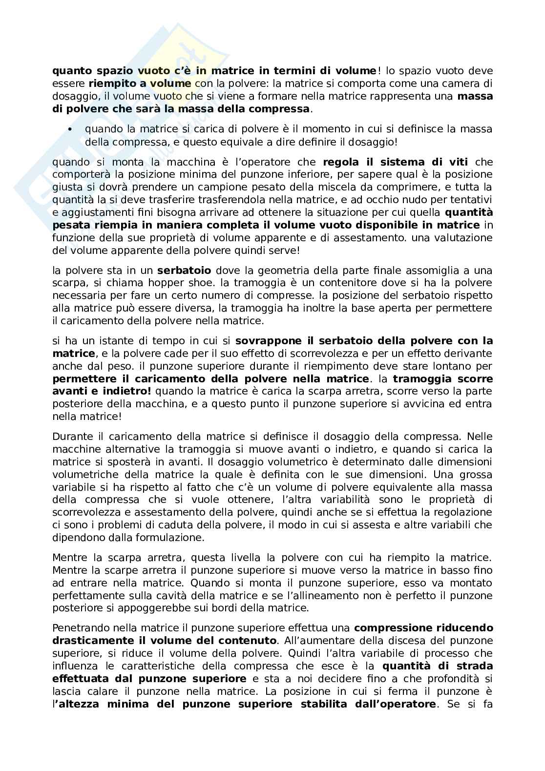 Appunti di Tecnologie farmaceutiche 2 Pag. 51