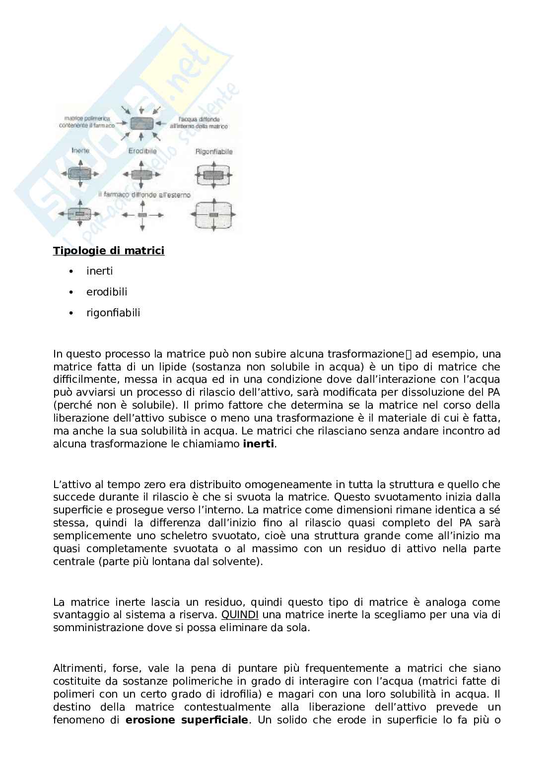 Appunti di Tecnologie farmaceutiche 2 Pag. 86