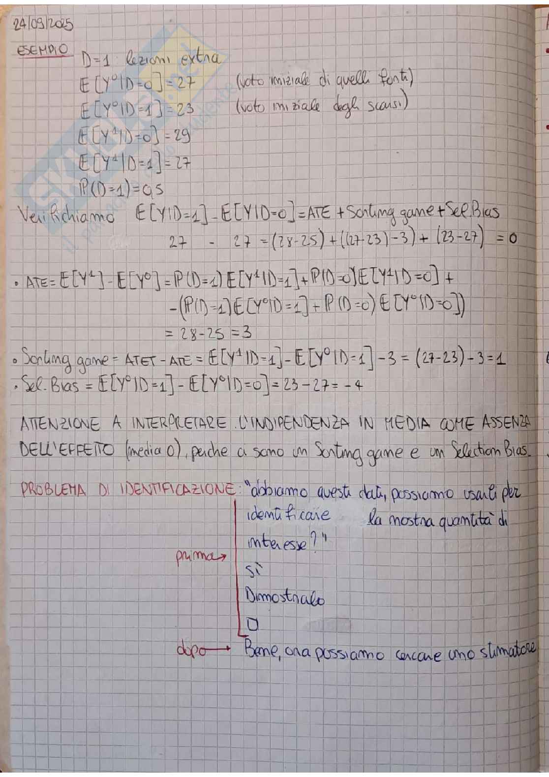 Appunti Metodi di inferenza causale Pag. 2