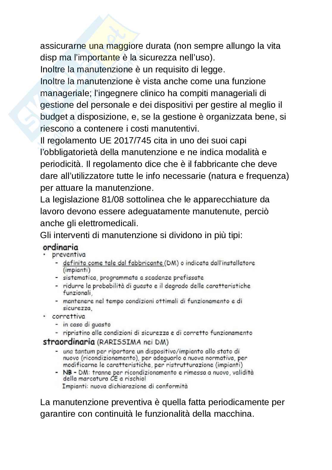 Appunti Ingegneria clinica Pag. 21
