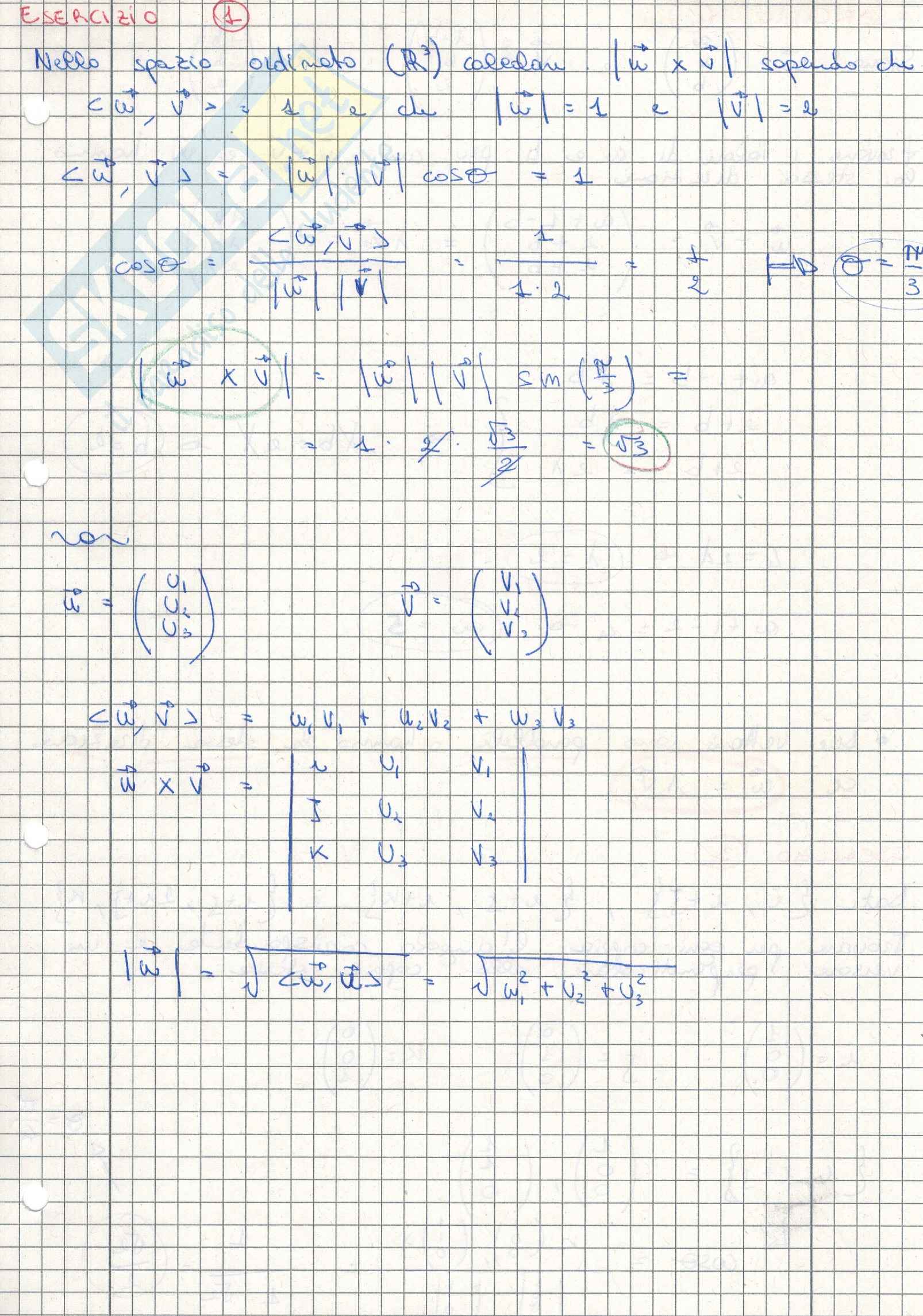 Geometria - Esercitazioni Pag. 6