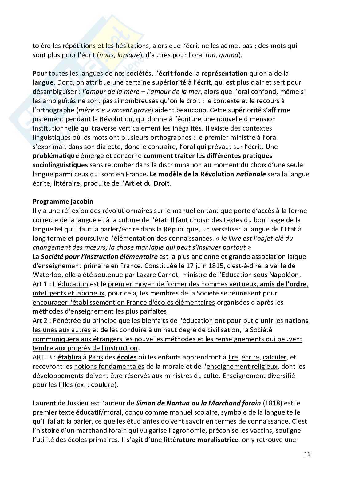 Risposte possibili domande Floquet magistrale Parte A storia della lingua + riassunti di storia, morfologia Pag. 16