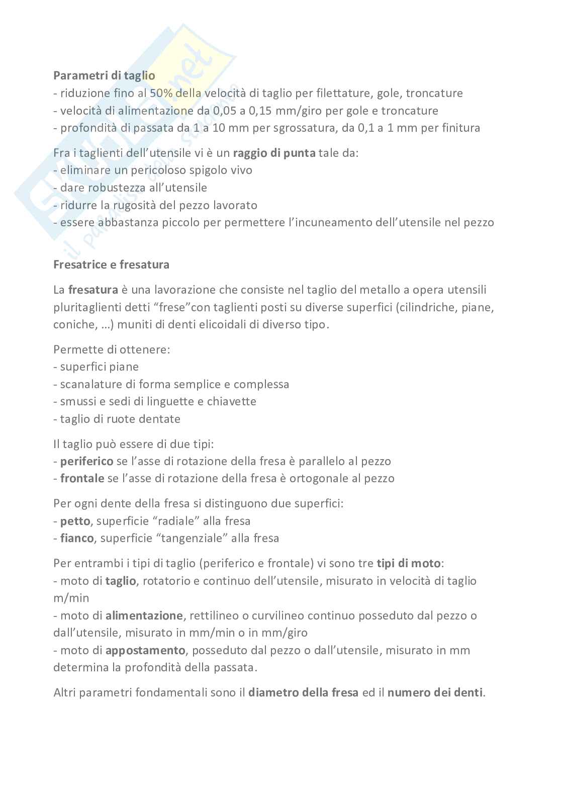 Appunti di tecnologia meccanica Pag. 36