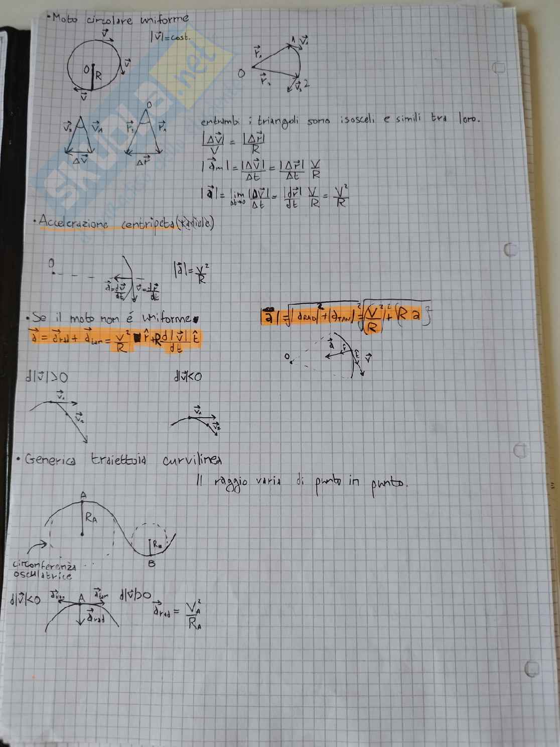 Appunti di Fisica 1 Pag. 6