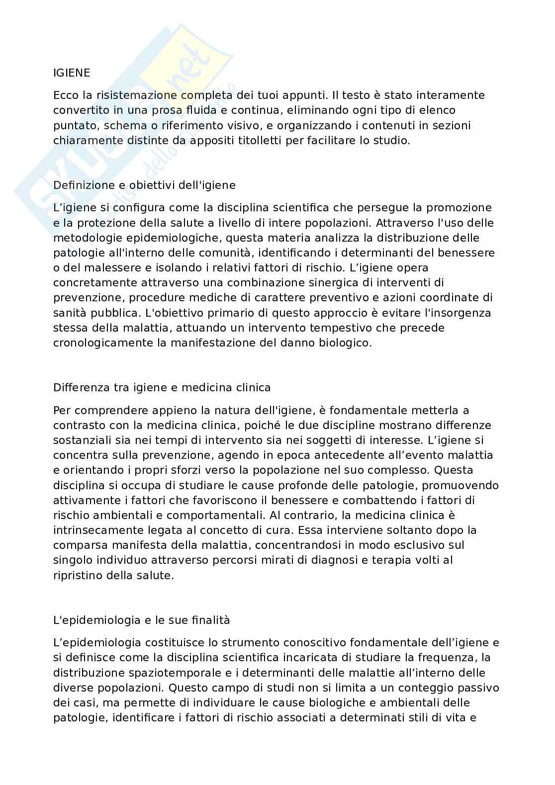 Igiene  Pag. 1