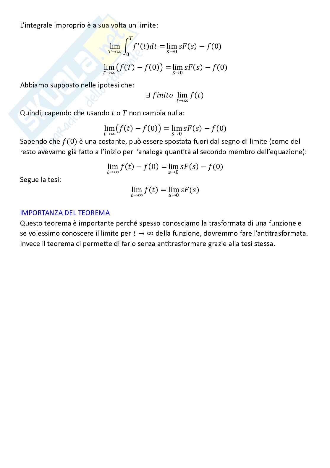 Controlli automatici, parte 6 - Il problema della sintesy (o controllo) Pag. 26