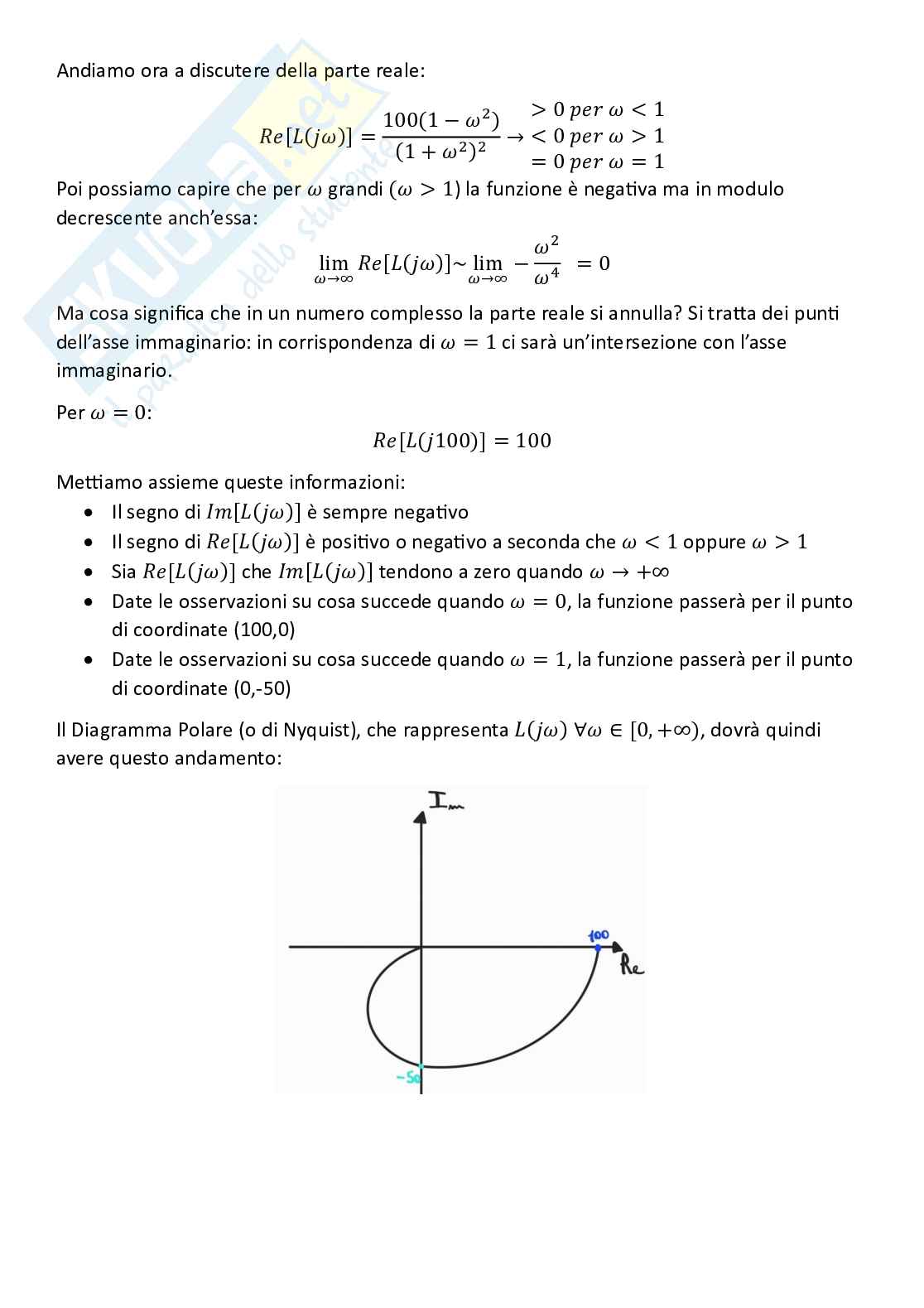 Controlli automatici, parte 6 - Il problema della sintesy (o controllo) Pag. 41