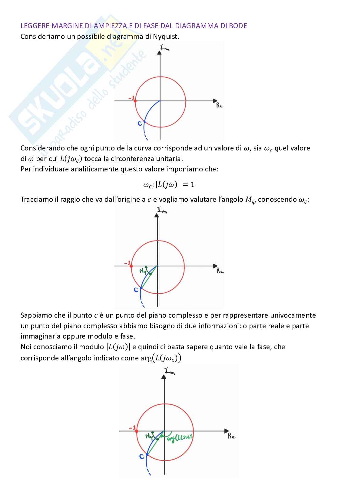 Controlli automatici, parte 6 - Il problema della sintesy (o controllo) Pag. 66