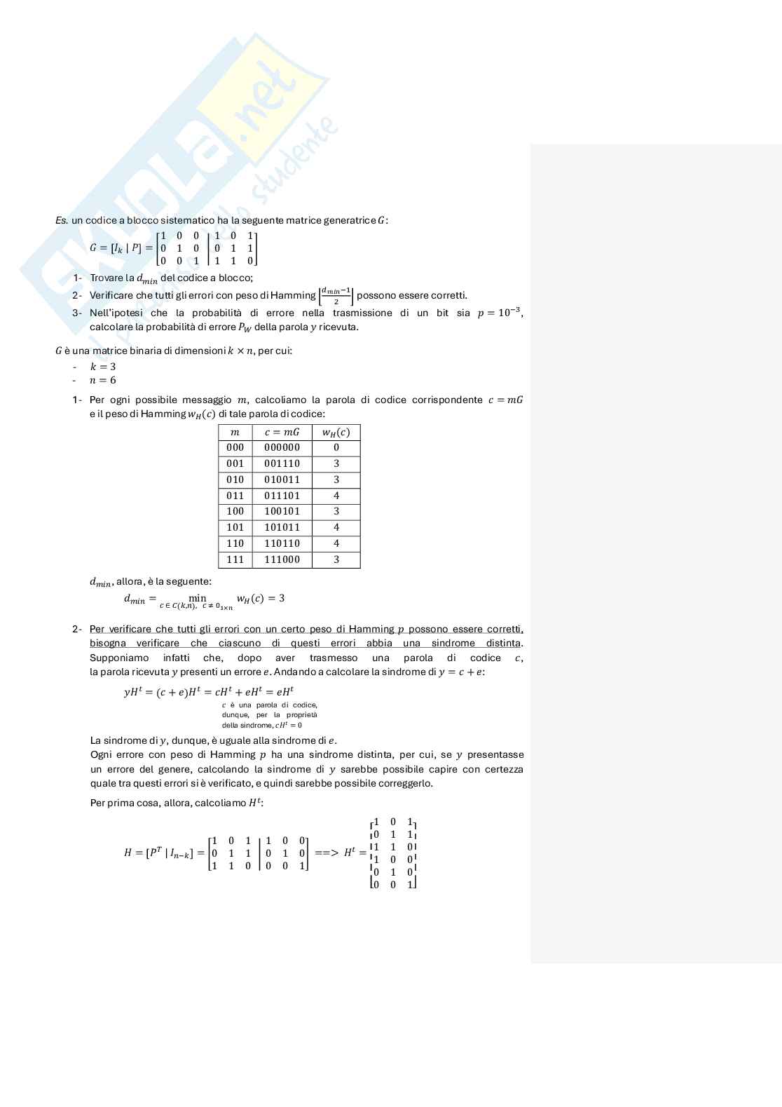 Fondamenti di automatica Pag. 71
