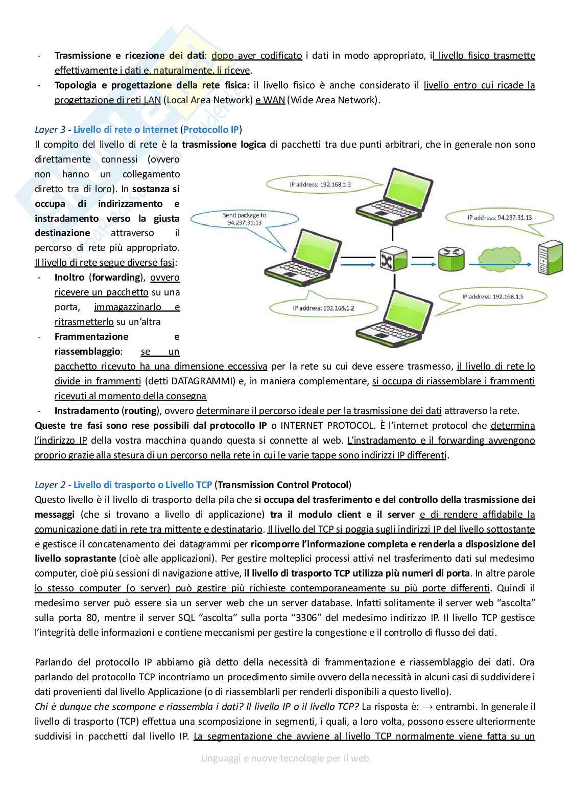 Linguaggi e nuove tecnologie per il web - Appunti completi Pag. 61