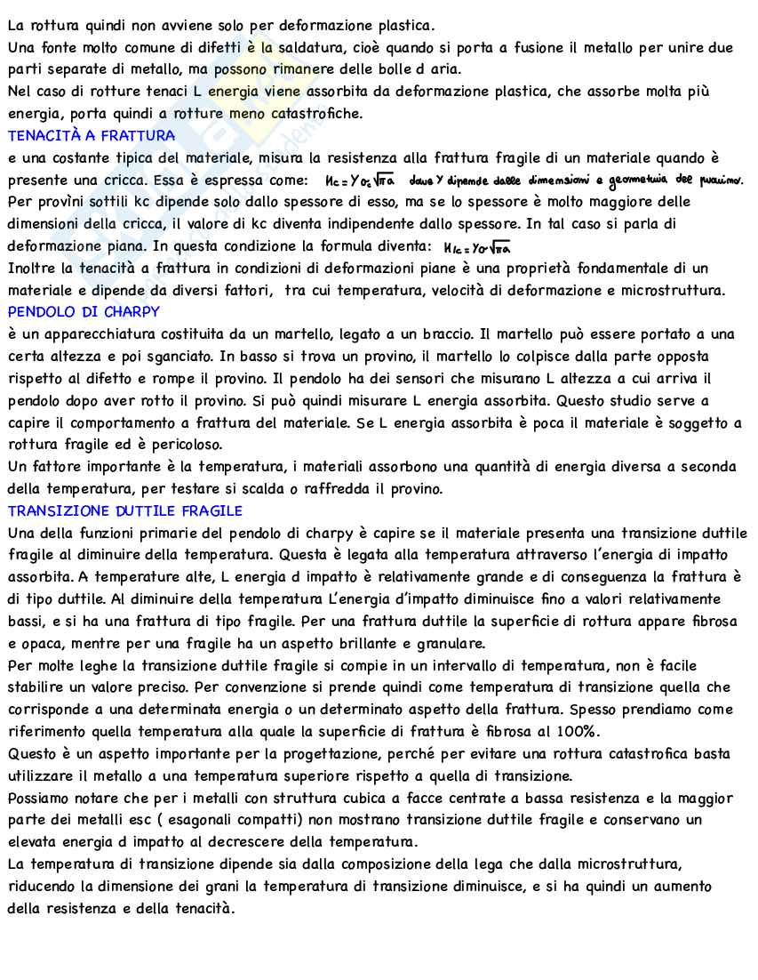 Appunti Tecnologia dei materiali Pag. 6