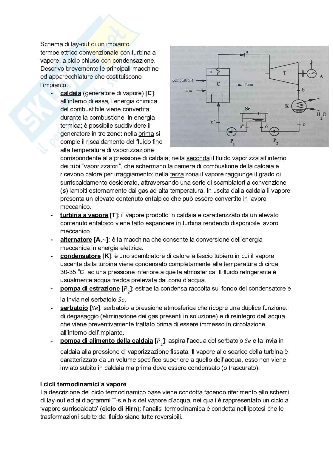Riassunto esame Sistemi energetici, Prof. Venturini Mauro, libro consigliato Macchine, Contore Pag. 1