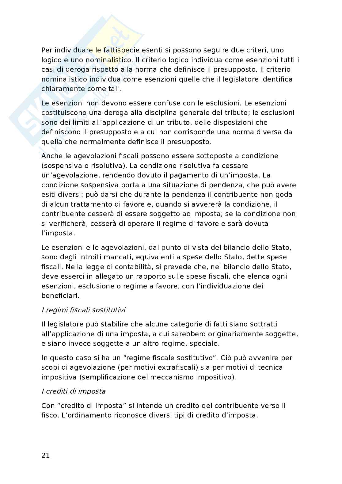 Appunti di diritto tributario Pag. 21