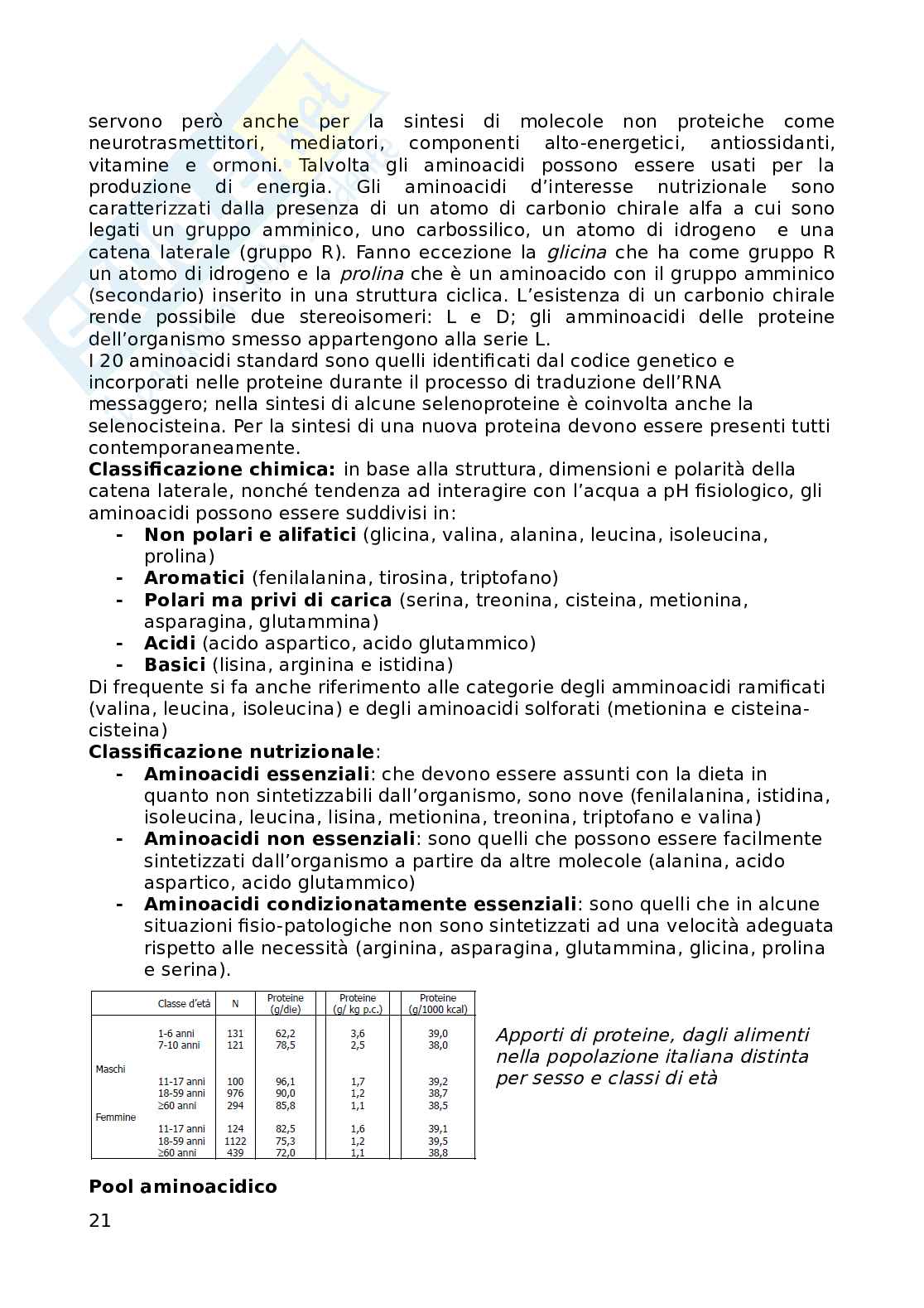 Riassunto "Nutrizione Applicata" Pag. 21