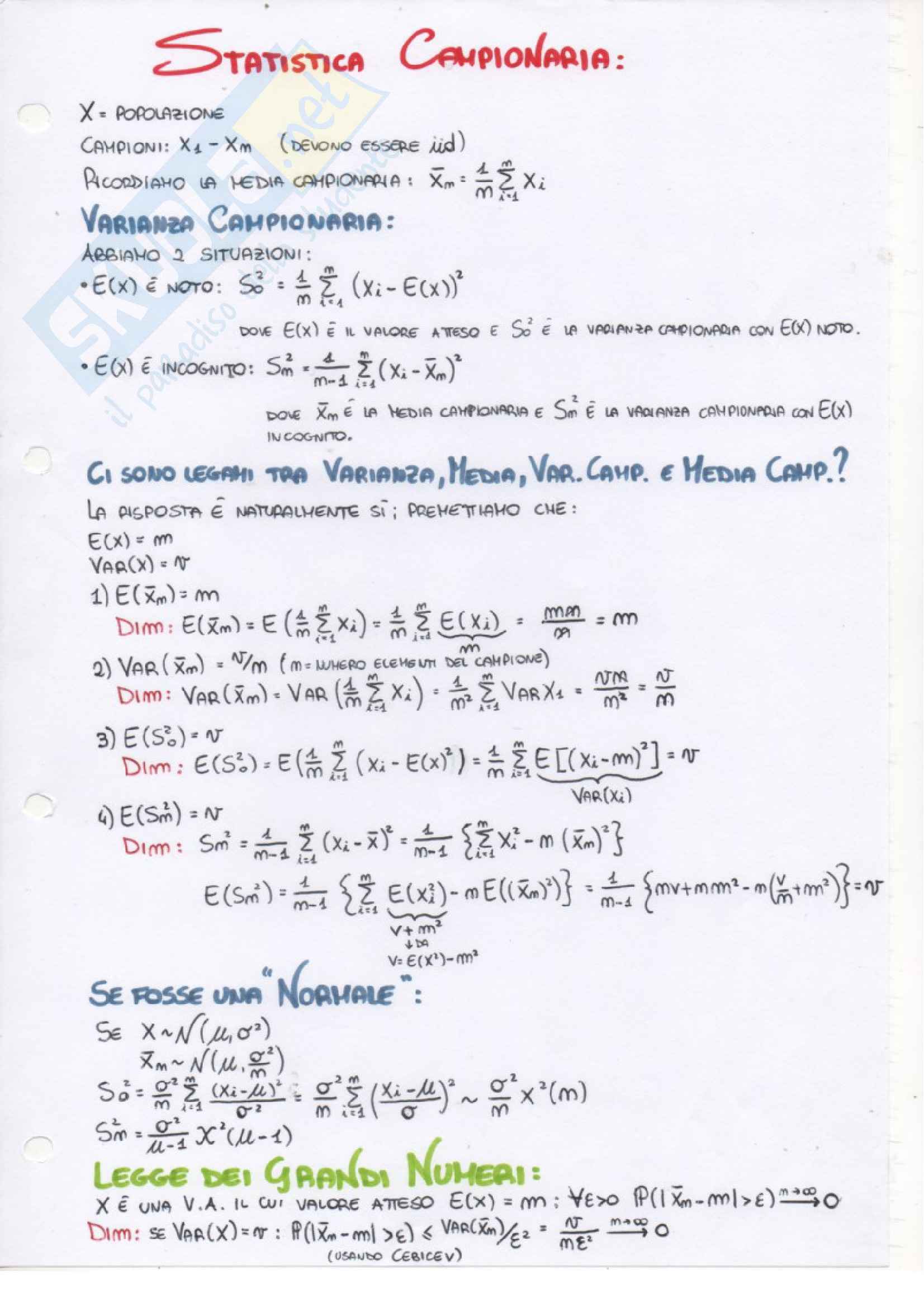 Probabilità e Statistica - Appunti Pag. 26