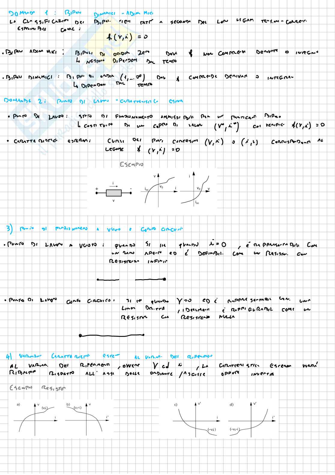Domande di ripasso di Elettrotecnica Pag. 6