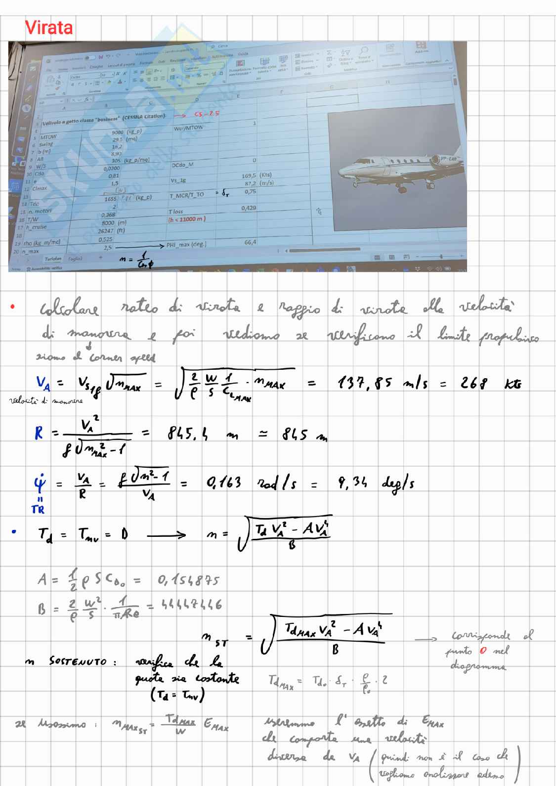 Esercizi Meccanica del volo Pag. 26