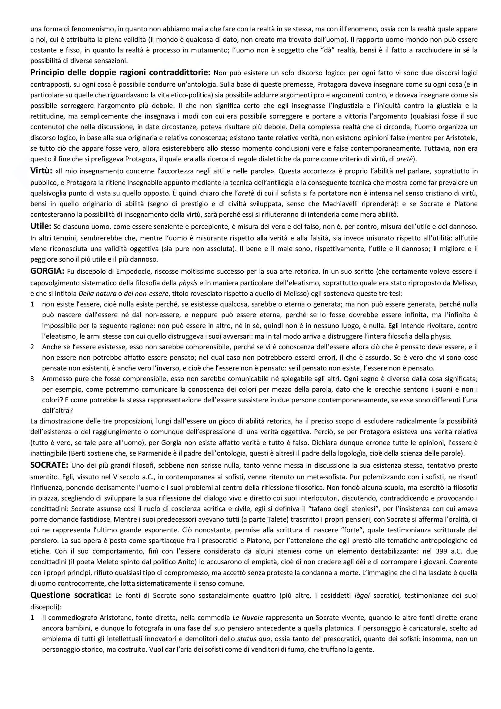 Storia della Filosofia antica, Appunti - Massimiliano Marianelli Pag. 16